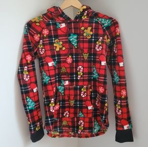 Christmas Themed Girls Winter Hoodie.